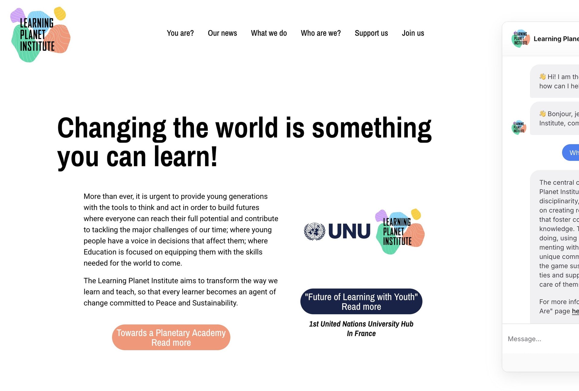 Chatbot Institutionnel