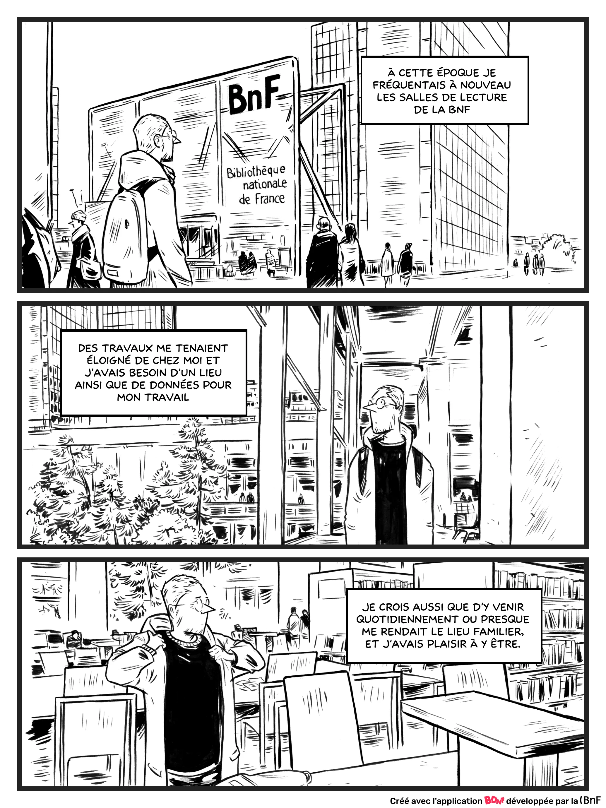 BD créée avec BDnF, par Adrien Martin. La Bibliothèque nationale de France.